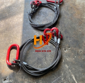 SLING CÁP THÉP CẨU HÀNG 2 CHÂN | NHẬN GIA CÔNG THEO YÊU CẦU KHÁCH HÀNG